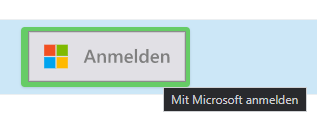 Microsoft-Anmeldebutton in projectfacts