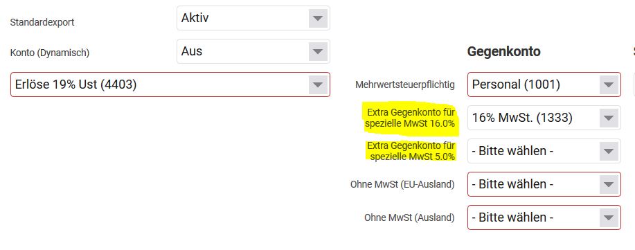 FiBu-Export Screenshot 2