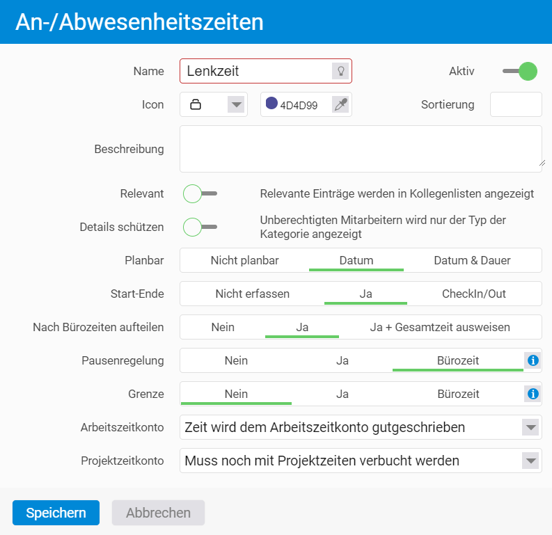 Lenkzeit