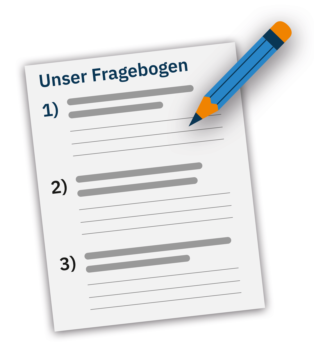 Ticketvorlage für einen Kundenfragebogen einrichten